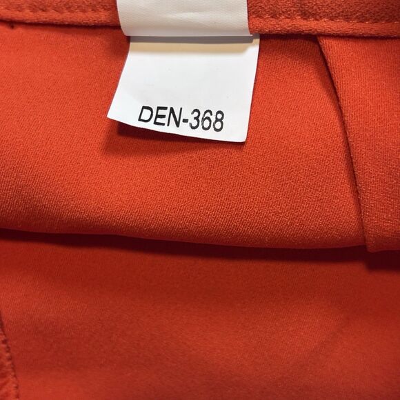 Zara Orange Flare Dress Pants with zipper on one side size XS NWT - Picture 13 of 14